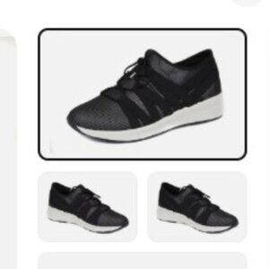 Easy Spirit - Women's Black Pewter Illuma Sneakers Size 6